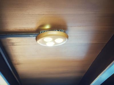 Ceiling lamp with external driver